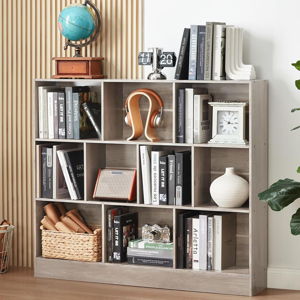 Bookshelf - مكتبة LEYAOYAO بـ 10 مكعبات مع
