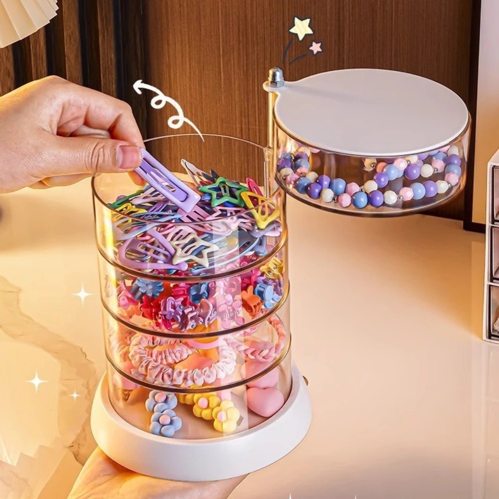 منظم إكسسوارات الشعر الدوار 36 - مراجعة Desk Organizer وسعره