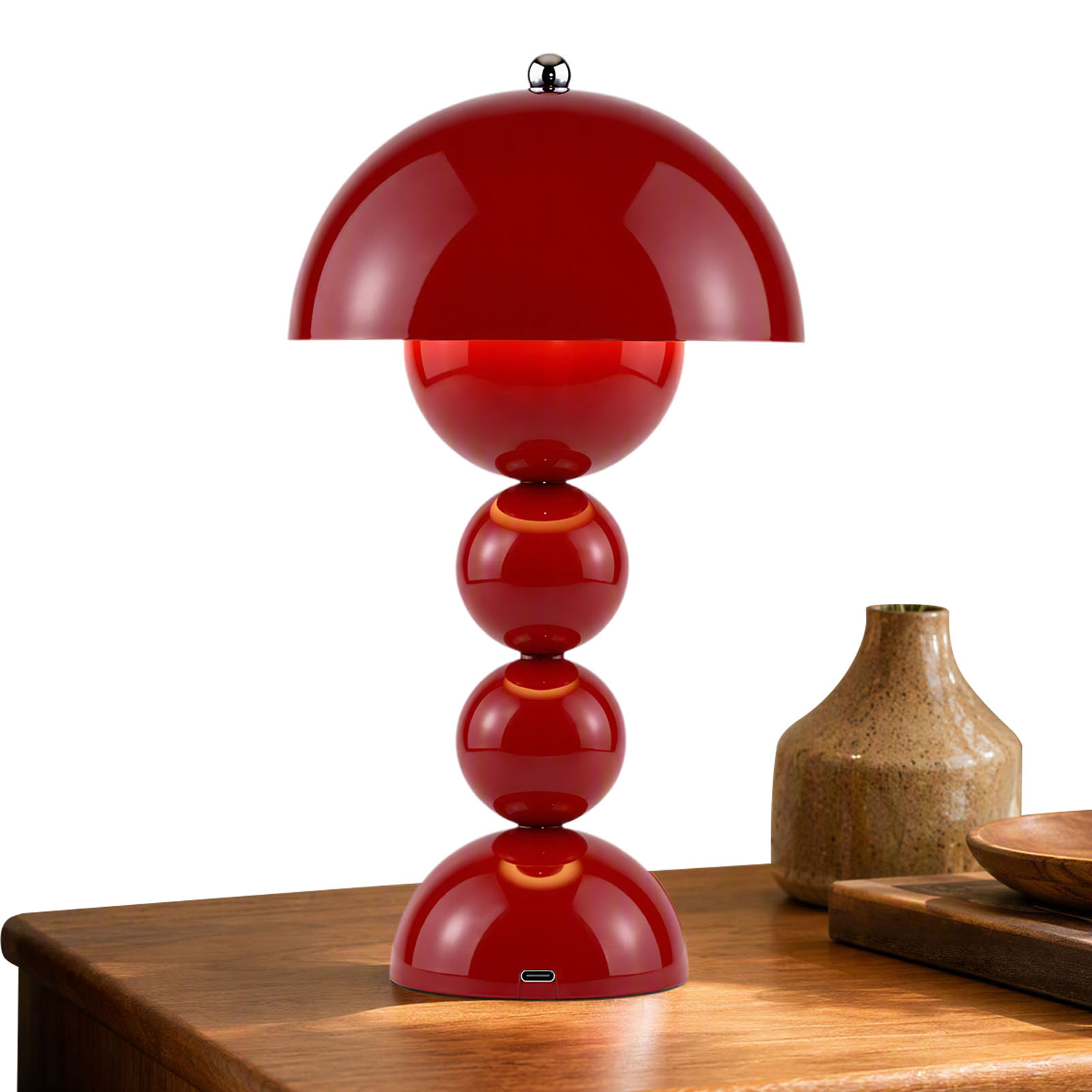 مصباح طاولة على شكل فطر وزهرة، - مراجعة Desk Lamp وسعره
