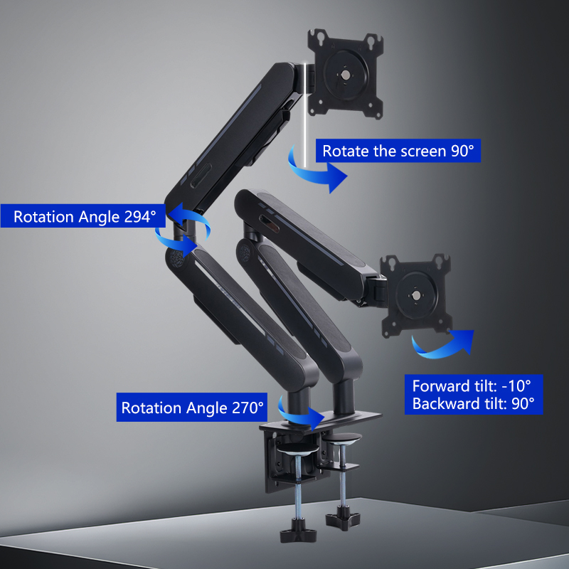 حامل مكتب جديد بذراع مزدوج قاب - مراجعة Monitor Stand وسعره