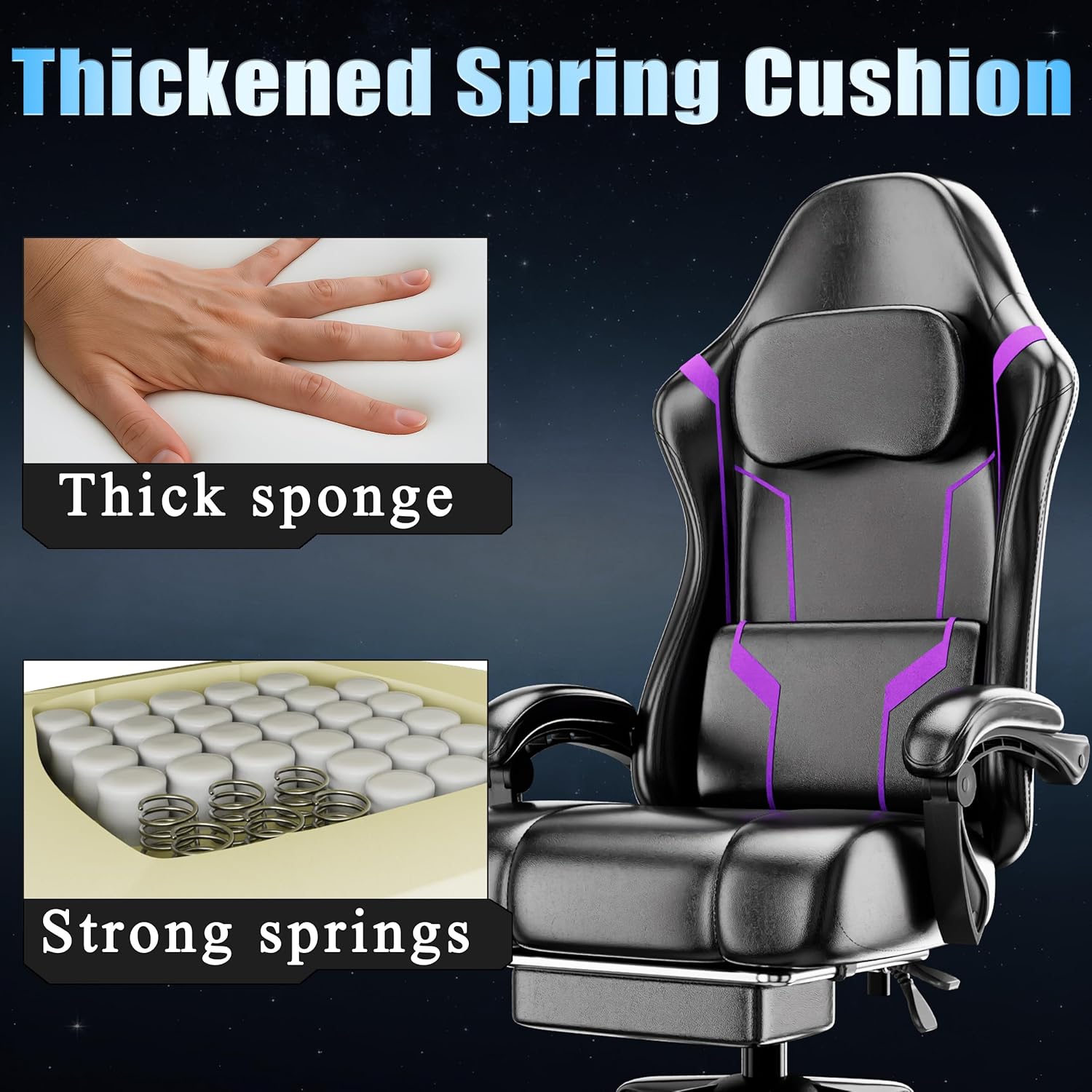 كرسي ألعاب مريح مع وسادة زنبرك - مراجعة Office Chair Cushion وسعره