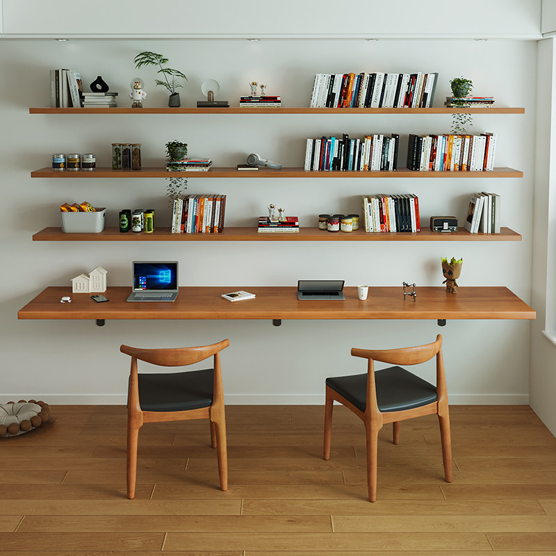 مكتب خشبي صلب بتصميم نورديك مع - مراجعة Bookshelf وسعره