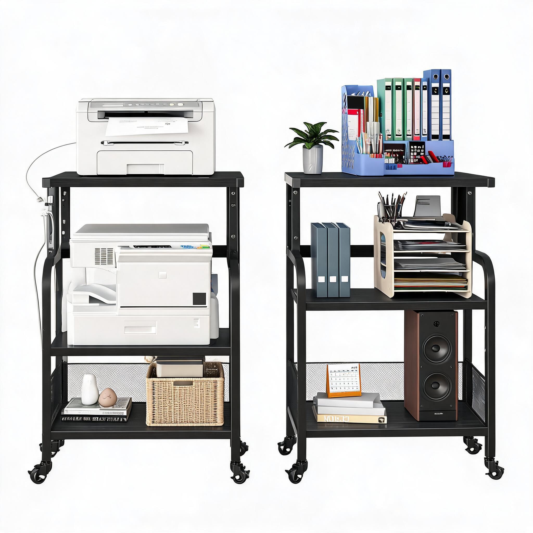 حامل طابعة متحرك بثلاثة مستويا - مراجعة Printer Stand وسعره
