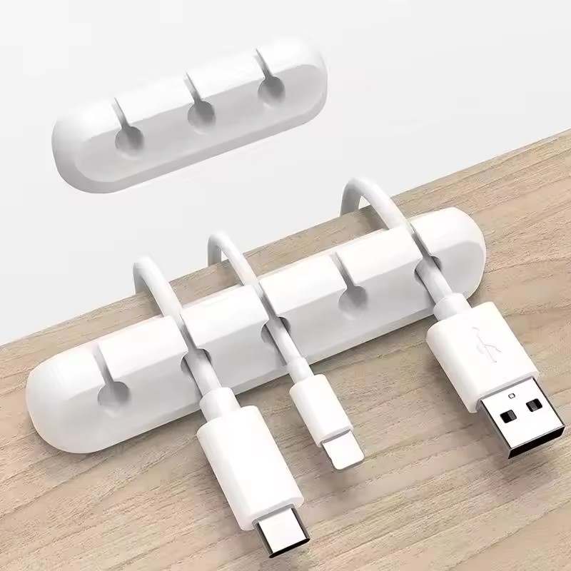 مشبك سيليكون لتنظيم كابلات USB - مراجعة Desk Organizer وسعره