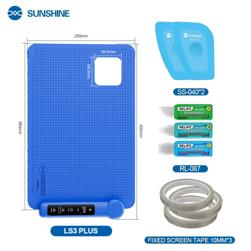 SUNSHINE LS3 PLUS منصة تسخين و - مراجعة Partition Screen Divider وسعره