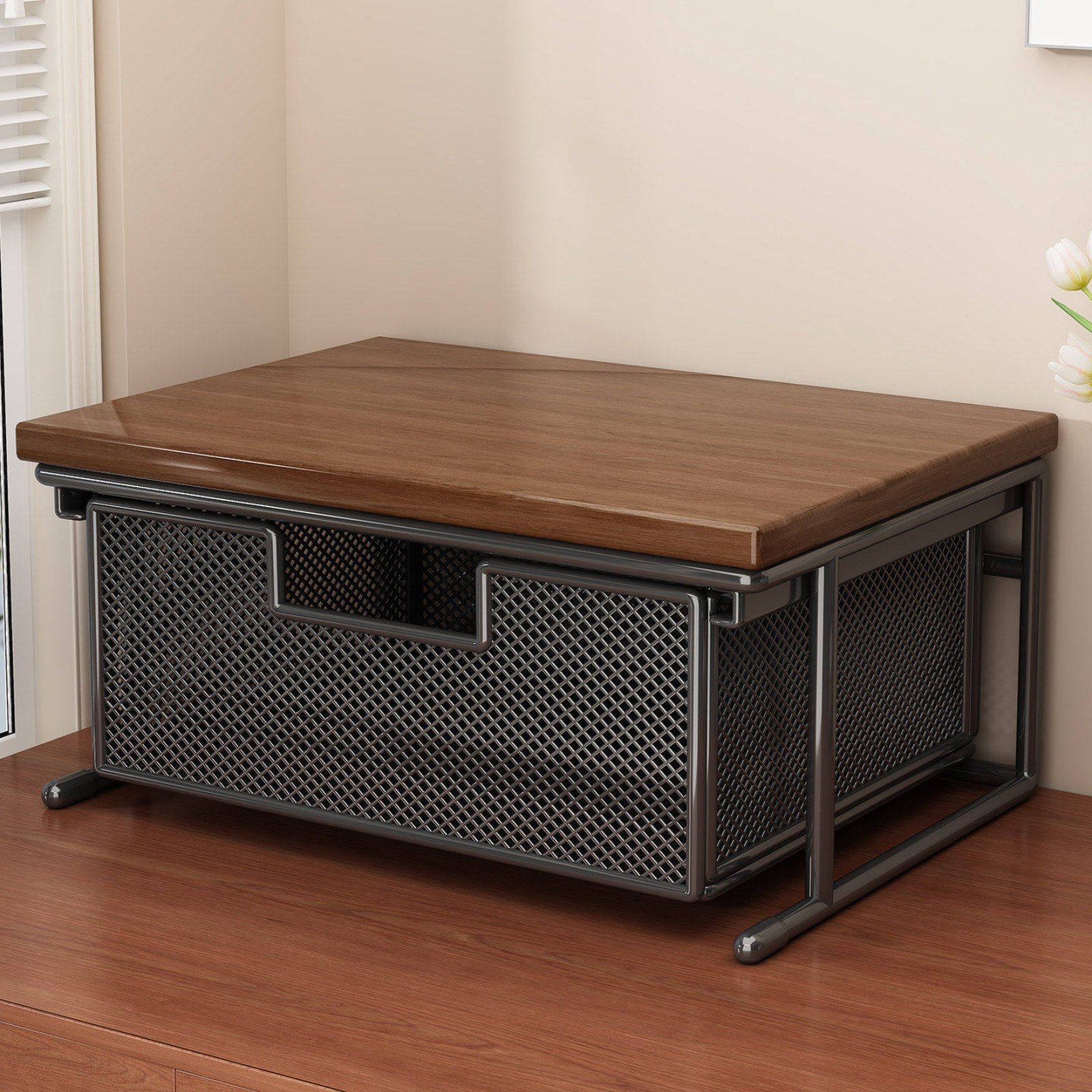 حامل طابعة مع درج متعدد الأغرا - مراجعة Printer Stand وسعره